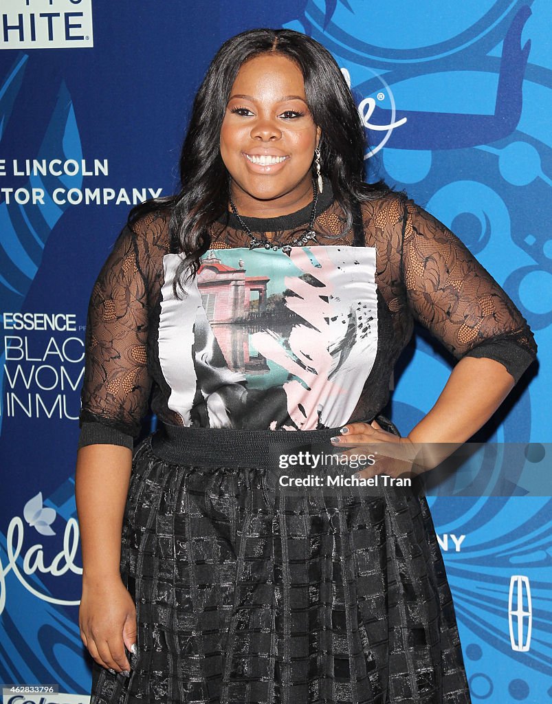 Amber Riley Blm Amber Riley arrives at the Essence 6th Annual Black Women In Music ...