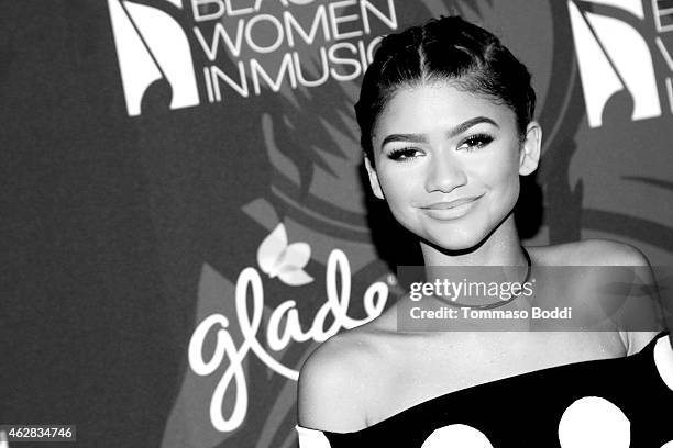 Actress/Singer Zendaya attends the Essence 6th annual Black Women in Music Event held at Avalon on February 5, 2015 in Hollywood, California.