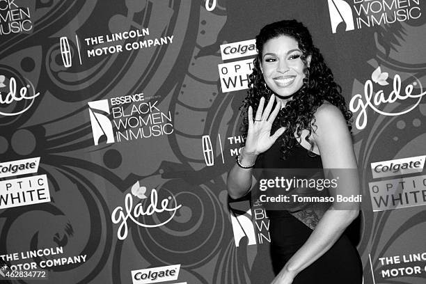 Singer Jordin Sparks attends the Essence 6th annual Black Women in Music Event held at Avalon on February 5, 2015 in Hollywood, California.