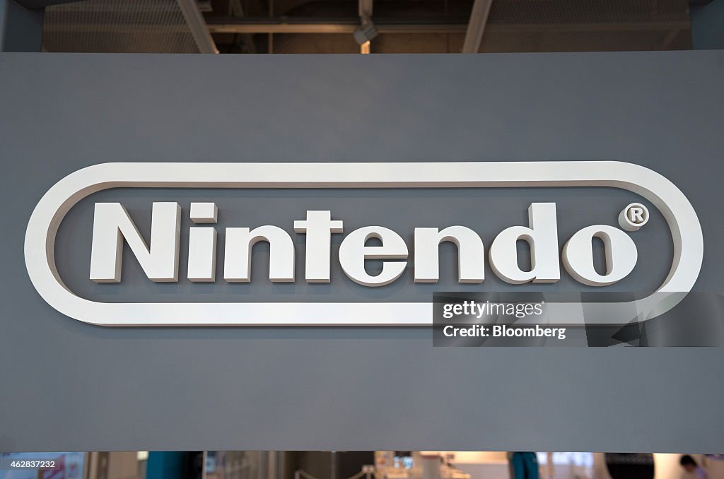 Product Displays Inside The Nintendo Game Front Showroom