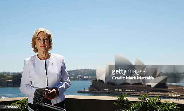 Australia Day Address Speaker Ita Buttrose attends the launch of the 2014 Australia Day program on January 16, 2014 in Sydney, Australia.