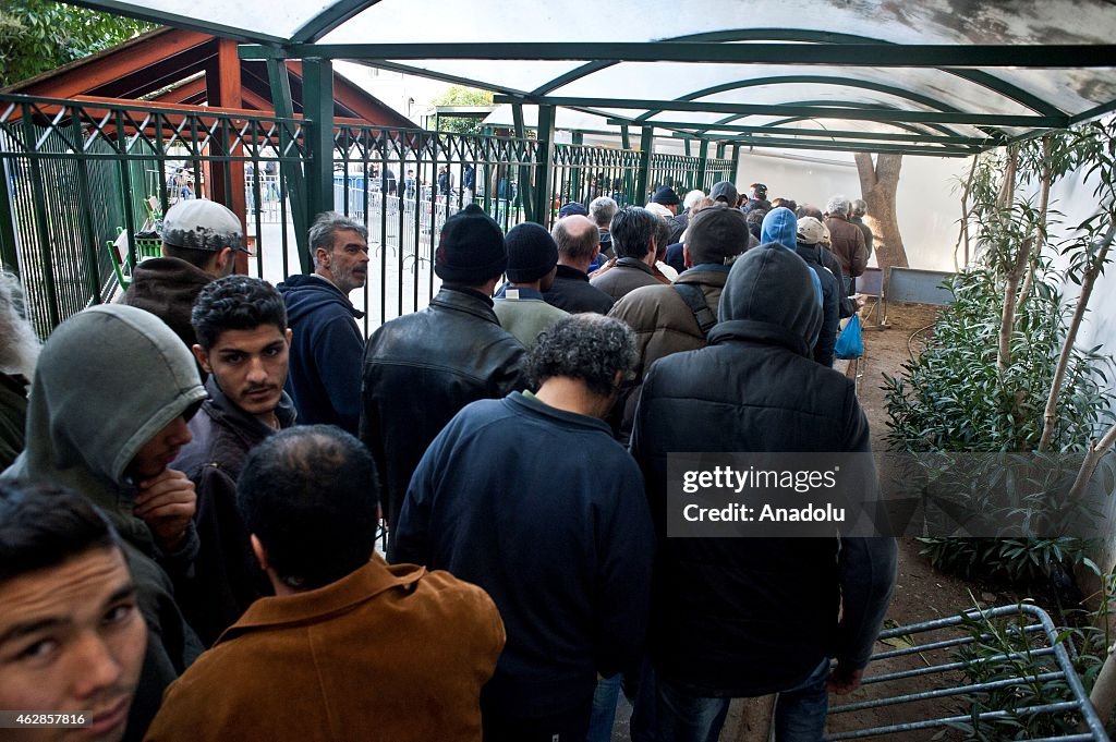 Soup kitchen in Athens