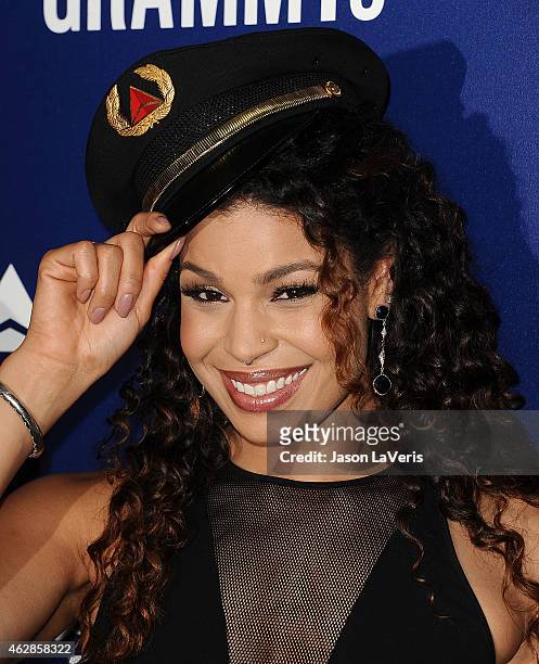 Jordin Sparks attends the Delta Air Lines toast to the 2015 GRAMMY weekend at Soho House on February 5, 2015 in West Hollywood, California.