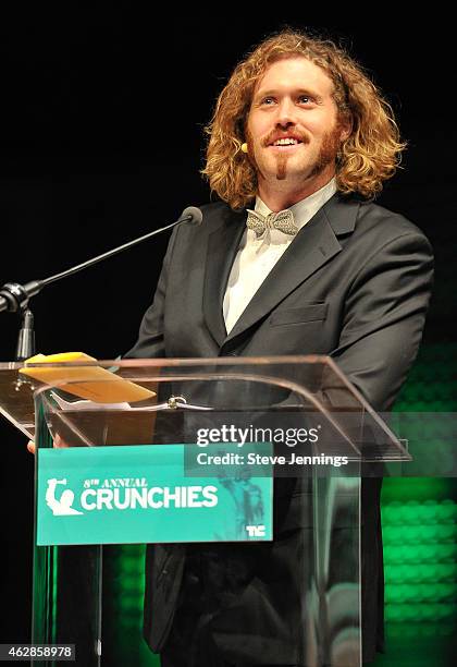 Miller hosts the TechCrunch 8th Annual Crunchies Awards at the Davies Symphony Hall on February 5, 2015 in San Francisco, California.