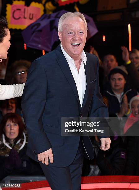 Keith Chegwin is evicted from the Celebrity Big Brother house at Elstree Studios on February 6, 2015 in Borehamwood, England.