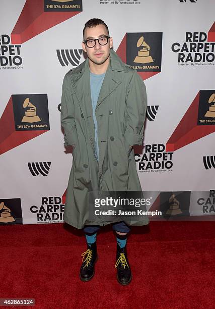 Musician Jack Antonoff attends Red Carpet Radio, Backstage at the GRAMMYs presented by Westwood One during The 57th Annual GRAMMY Awards at the...