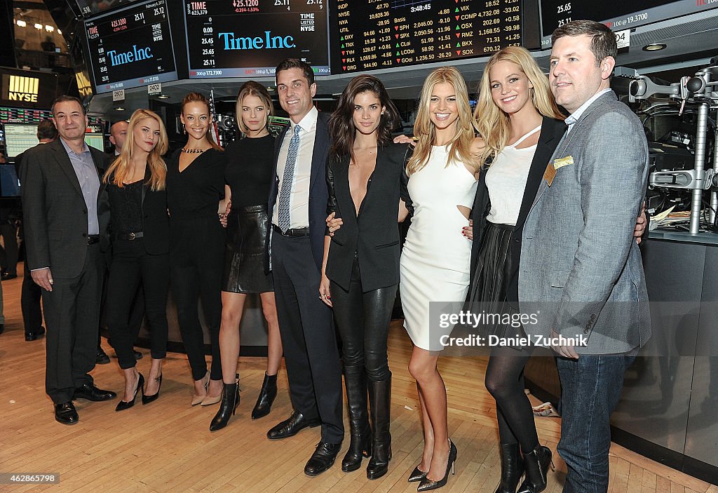 Sports Illustrated Swimsuit Models Ring The NYSE Closing Bell