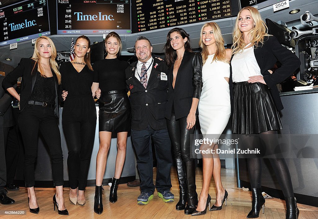Sports Illustrated Swimsuit Models Ring The NYSE Closing Bell