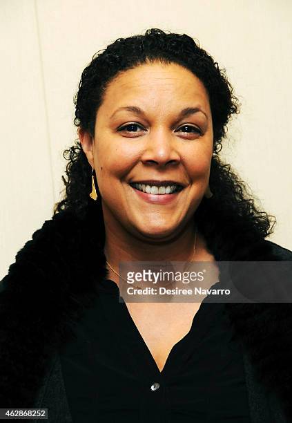 Actress Linda Powell attends 12th Annual National Corporate Theatre Fund Broadway Roundtable at UBS Headquarters on February 6, 2015 in New York City.
