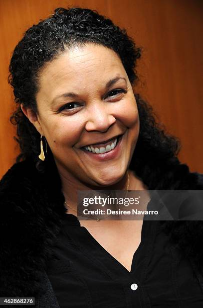 Actress Linda Powell attends 12th Annual National Corporate Theatre Fund Broadway Roundtable at UBS Headquarters on February 6, 2015 in New York City.