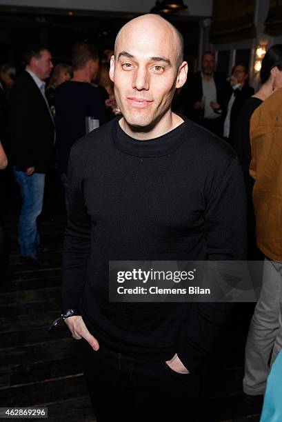 Director Joshua Oppenheimer attends Studio Babelsberg & Soho House Berlinale Party with GREY GOOSE at the 'QUEEN OF THE DESERT' Studio Babelsberg...