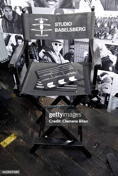 General view of atmosphere at Studio Babelsberg & Soho House Berlinale Party with GREY GOOSE at the 'QUEEN OF THE DESERT' Studio Babelsberg Berlinale...