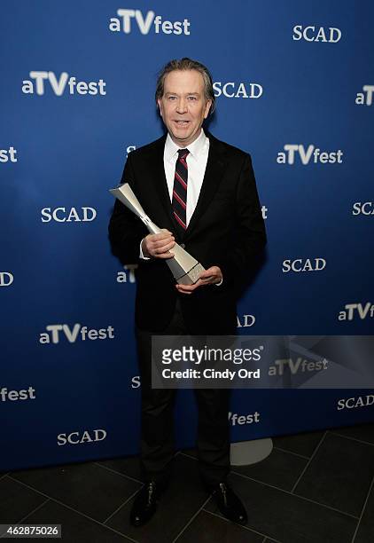 Actor Timothy Hutton attends the Icon Award Presentation during aTVfest presented by SCAD on February 6, 2015 in Atlanta, Georgia.