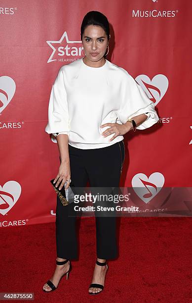 Mastering engineer Emily Lazar attends the 25th anniversary MusiCares 2015 Person Of The Year Gala honoring Bob Dylan at the Los Angeles Convention...