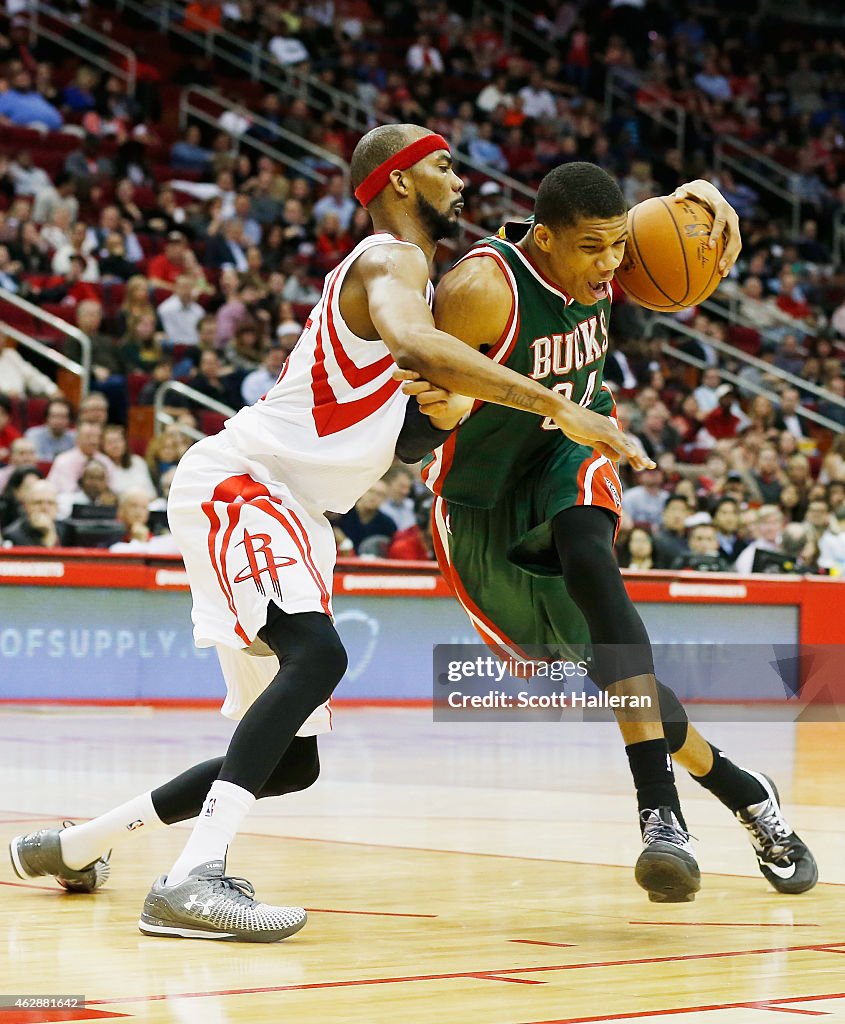 Milwaukee Bucks v Houston Rockets