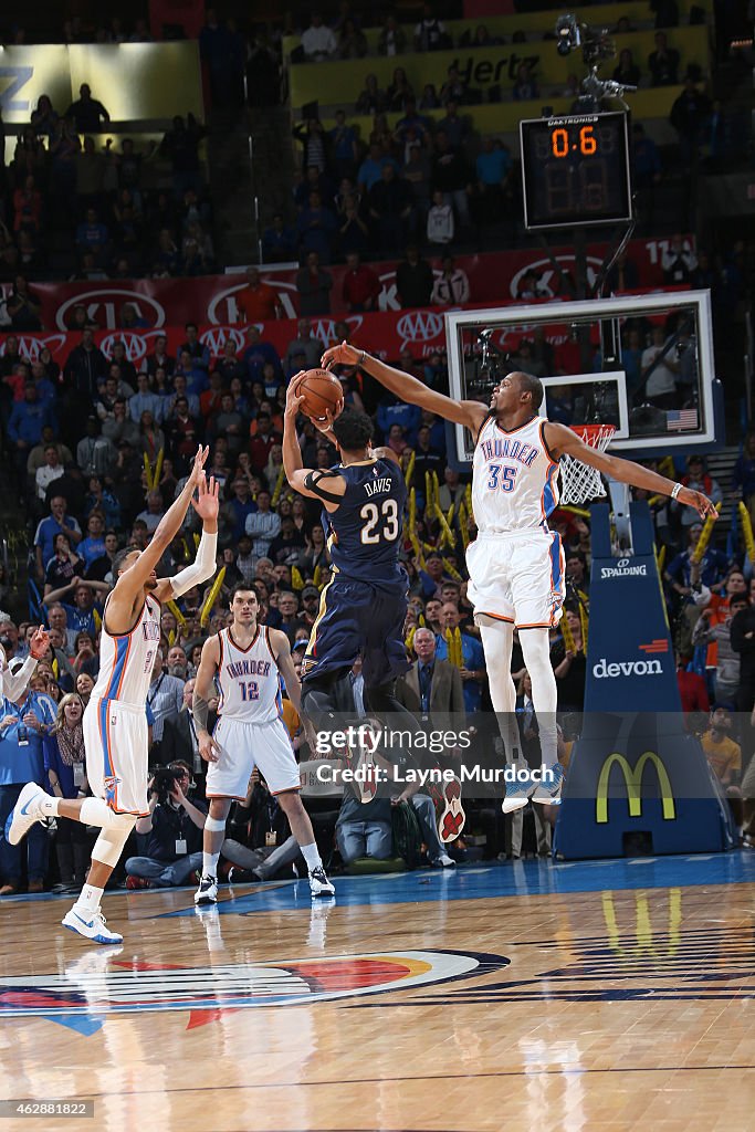 New Orleans Pelicans v Oklahoma City Thunder