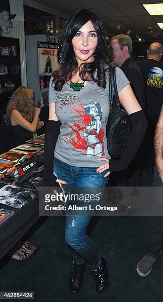 Actress Kasey Poteet at the Second Annual David DeCoteau's Day Of The Scream Queens held at Dark Delicacies Bookstore on January 25, 2015 in Burbank,...