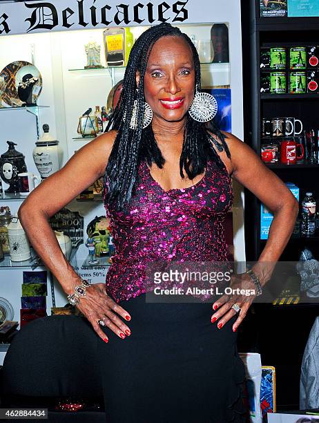 Actress Trina Parks at the Second Annual David DeCoteau's Day Of The Scream Queens held at Dark Delicacies Bookstore on January 25, 2015 in Burbank,...
