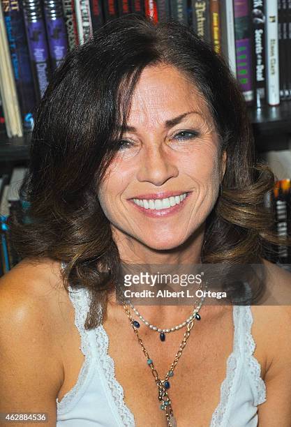 Actress Karen Russell at the Second Annual David DeCoteau's Day Of The Scream Queens held at Dark Delicacies Bookstore on January 25, 2015 in...