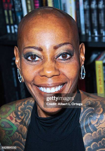 Actress Debra Wilson at the Second Annual David DeCoteau's Day Of The Scream Queens held at Dark Delicacies Bookstore on January 25, 2015 in Burbank,...