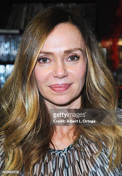 Actress Vanessa Angel at the Second Annual David DeCoteau's Day Of The Scream Queens held at Dark Delicacies Bookstore on January 25, 2015 in...