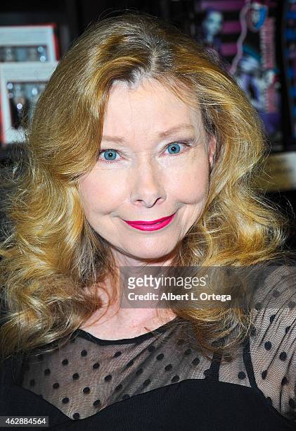 Actress Lynn Lowry at the Second Annual David DeCoteau's Day Of The Scream Queens held at Dark Delicacies Bookstore on January 25, 2015 in Burbank,...