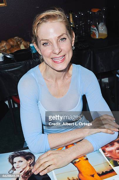 Actress Helene Udy at the Second Annual David DeCoteau's Day Of The Scream Queens held at Dark Delicacies Bookstore on January 25, 2015 in Burbank,...