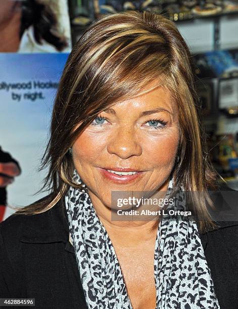 Actress Donna Wilkes at the Second Annual David DeCoteau's Day Of The Scream Queens held at Dark Delicacies Bookstore on January 25, 2015 in Burbank,...