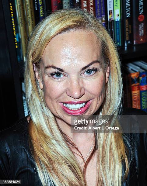 Actress Ruth Collins at the Second Annual David DeCoteau's Day Of The Scream Queens held at Dark Delicacies Bookstore on January 25, 2015 in Burbank,...