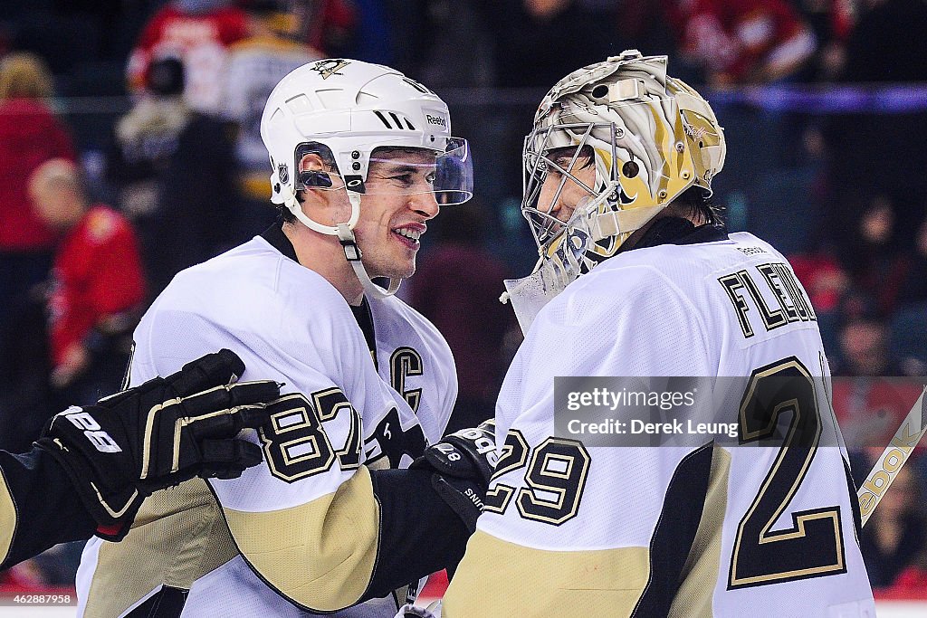 Pittsburgh Penguins v Calgary Flames