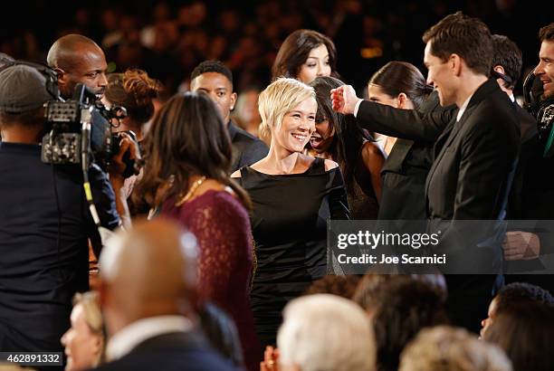 Actress Liza Weil attends the 46th NAACP Image Awards presented by TV One at Pasadena Civic Auditorium on February 6, 2015 in Pasadena, California.