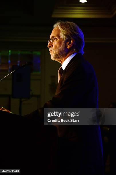 President of the National Academy of Recording Arts and Sciences Neil Portnow speaks at the 17th Annual Entertainment Law Initiative Luncheon &...