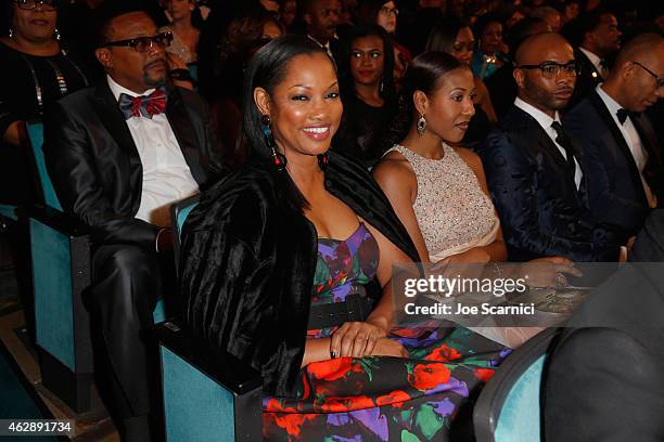 Actress Garcelle Beauvais attends the 46th NAACP Image Awards presented by TV One at Pasadena Civic Auditorium on February 6, 2015 in Pasadena,...