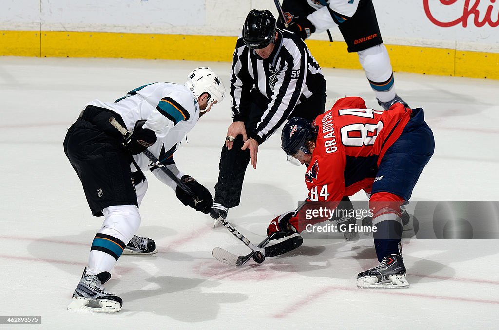 San Jose Sharks v Washington Capitals