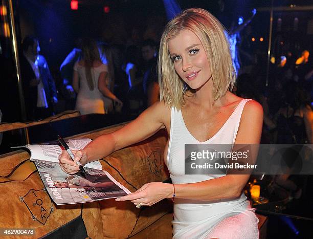 Television personality and model Joanna Krupa appears at 1 OAK Nightclub at The Mirage Hotel & Casino on February 6, 2015 in Las Vegas, Nevada.