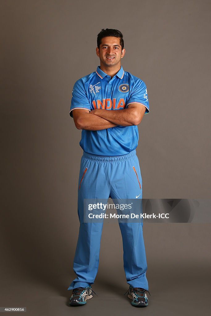 India 2015 ICC Cricket World Cup Headshots Session