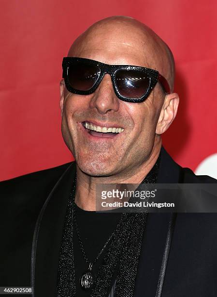Drummer Kenny Aronoff attends the 2015 MusiCares Person of the Year Gala honoring Bob Dylan at the Los Angeles Convention Center on February 6, 2015...