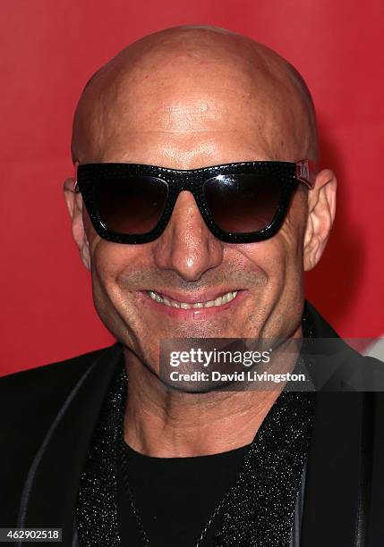 Drummer Kenny Aronoff attends the 2015 MusiCares Person of the Year Gala honoring Bob Dylan at the Los Angeles Convention Center on February 6, 2015...