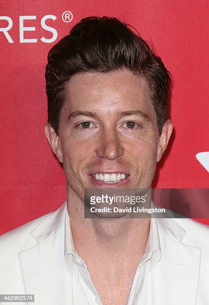 Athlete Shaun White attends the 2015 MusiCares Person of the Year Gala honoring Bob Dylan at the Los Angeles Convention Center on February 6, 2015 in...