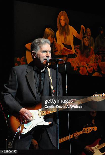 Johnny Rivers performs at the 50th Anniversary Celebration Of "When Rock And Blues Hit The Sunset Strip" at Saban Theatre on January 15, 2014 in...