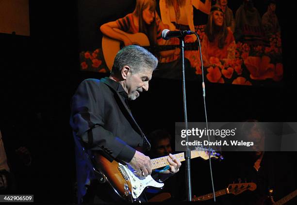 Johnny Rivers performs at the 50th Anniversary Celebration Of "When Rock And Blues Hit The Sunset Strip" at Saban Theatre on January 15, 2014 in...