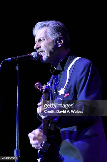 Johnny Rivers performs at the 50th Anniversary Celebration Of "When Rock And Blues Hit The Sunset Strip" at Saban Theatre on January 15, 2014 in...