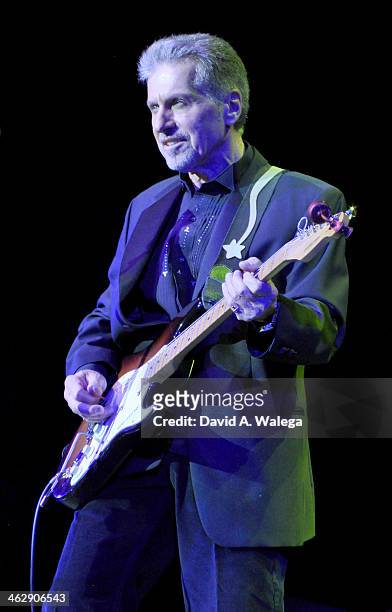 Johnny Rivers performs at the 50th Anniversary Celebration Of "When Rock And Blues Hit The Sunset Strip" at Saban Theatre on January 15, 2014 in...