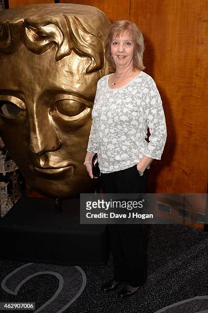 Ruth Sheen attends the BAFTA Fellowship Lunch at The Savoy Hotel on February 7, 2015 in London, England.