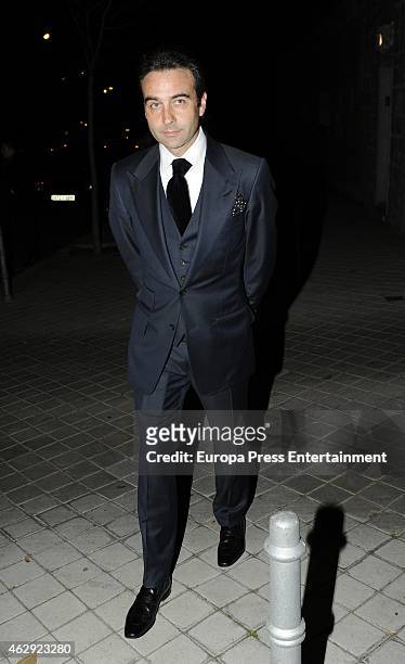 Enrique Ponce attends Giancarlo Giammetti birthday party on February 6, 2015 in Madrid, Spain.