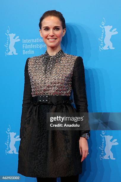 Actress Natalie Portman poses during the photocall ahead of the premiere of 'The Seventh Fire' within 65th Berlin International Film Festival in...