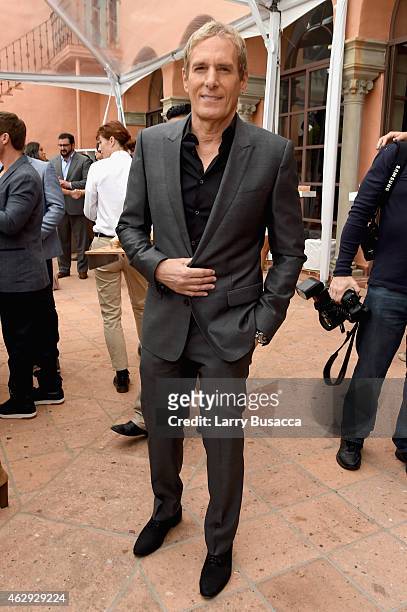 Recording artist Michael Bolton attends Roc Nation and Three Six Zero Pre-GRAMMY Brunch 2015 at Private Residence on February 7, 2015 in Beverly...