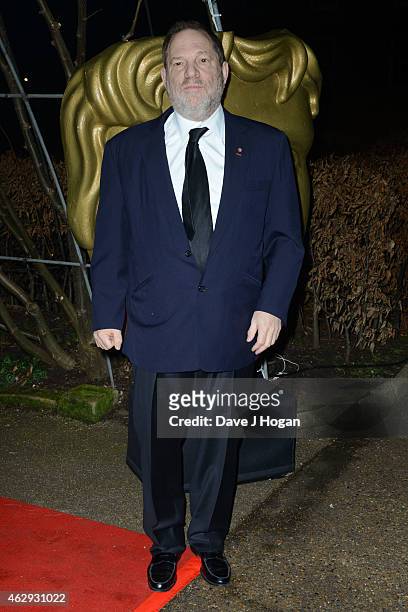 Harvey Weinstein attends the EE British Academy Awards nominees party at Kensington Palace on February 7, 2015 in London, England.