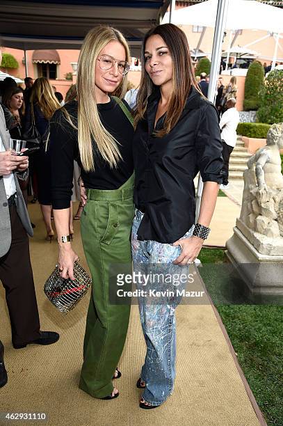 Jennifer Fisher and Lauran Walk attend the Roc Nation and Three Six Zero Pre-GRAMMY Brunch at Private Residence on February 7, 2015 in Beverly Hills,...