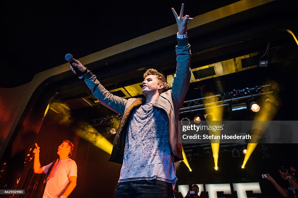 Singer Kayefi German rapper Kayef performs live on stage during a concert at C-Club ...